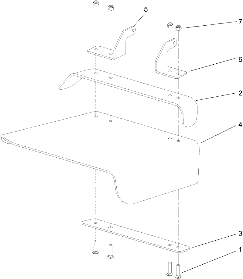 Deflector Assembly No 110 0758