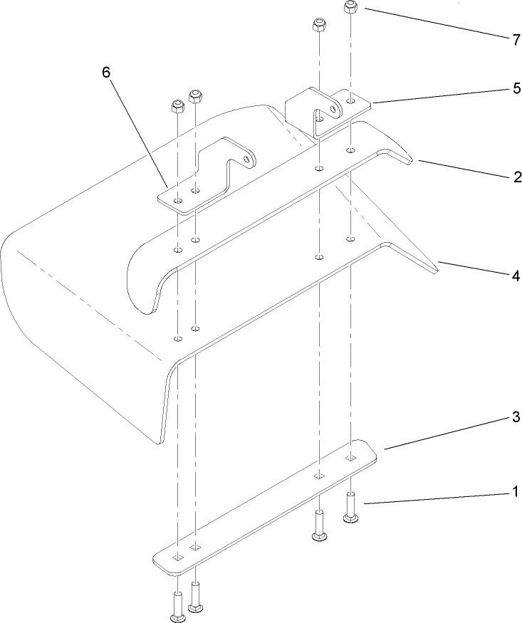 Deflector Assembly No 110 0758