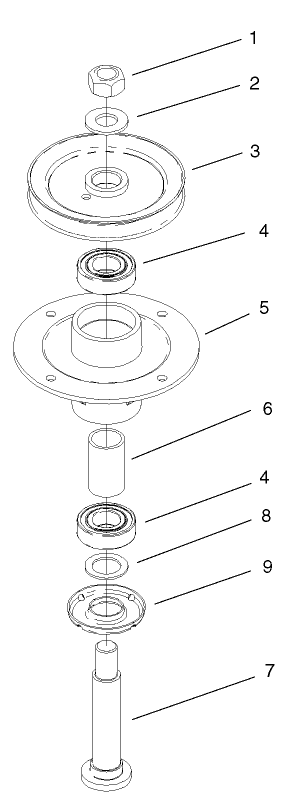 Spindle Assembly No 104 6316