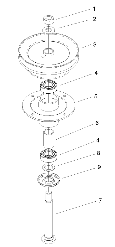 Spindle Assembly No 104 6318