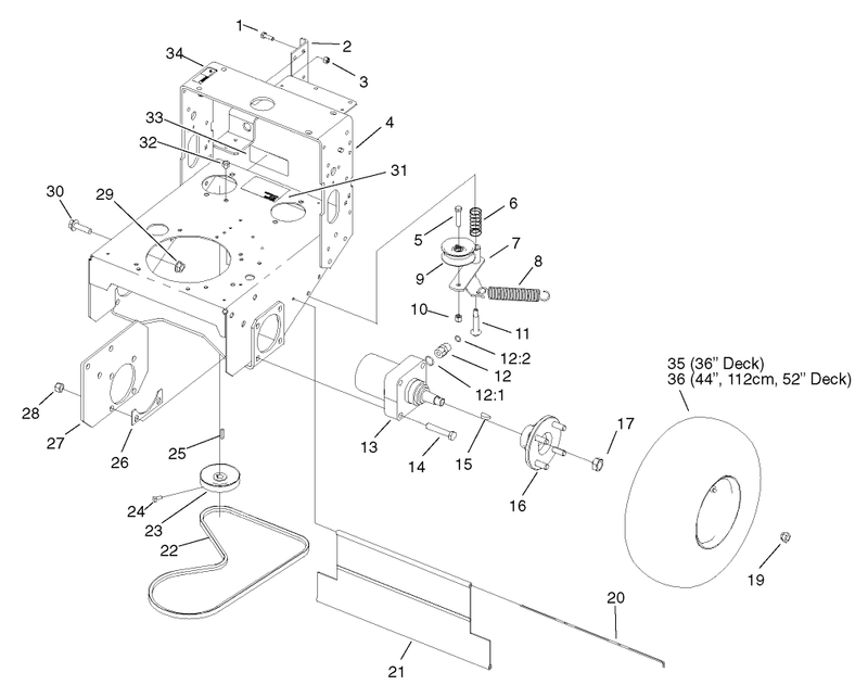 Wheel Motors Pump Belt And Pump Idler Assembly