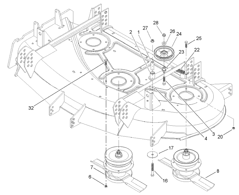 Spindle and Idler Assembly