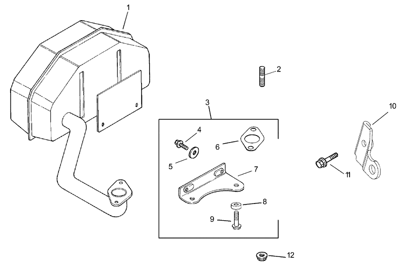 Exhaust Assembly Kohler CV15S 41620.gif
