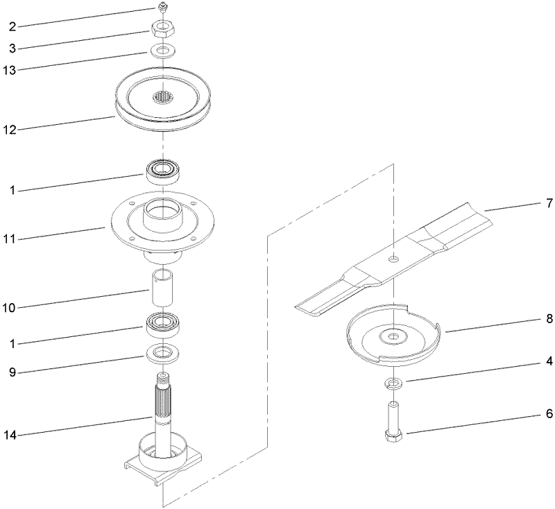 Spindle Housing Assembly No 67 7660