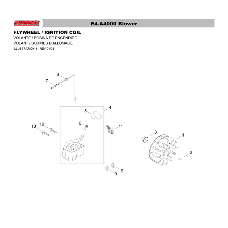FLYWHEEL / IGNITION COIL