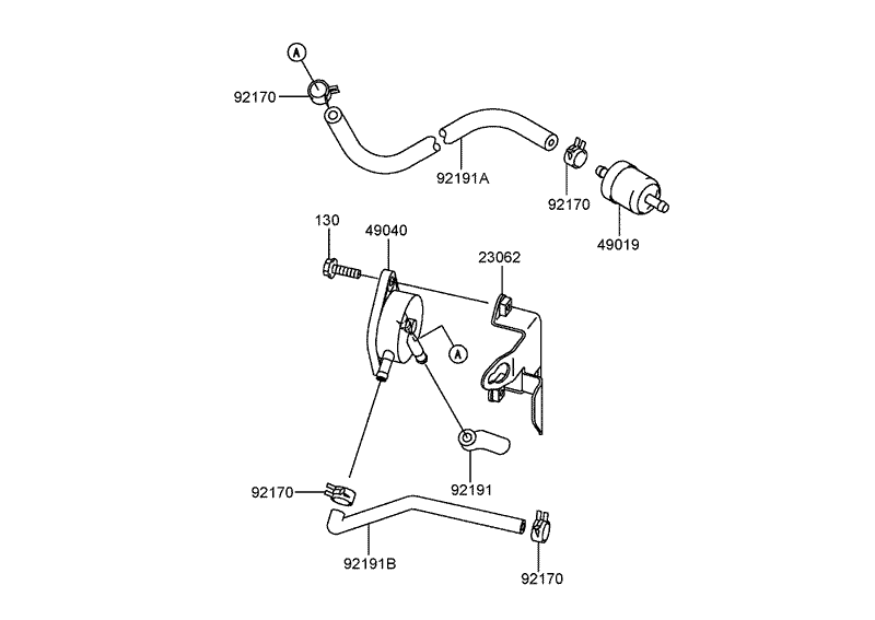 Fuel Tank Valve Assembly Kawasaki FH381V AS27