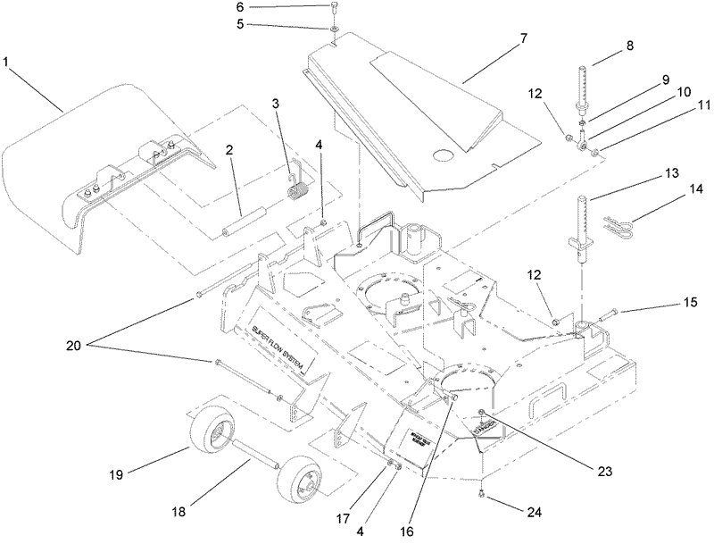 Roller Cover and Deflector Assembly