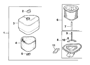 Air Cleaner Assembly Kohler CV13T PS 21524