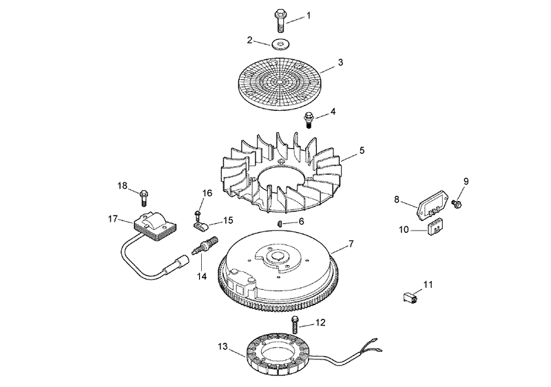 Ignition and Electrical Assembly Kohler CV13T 21540