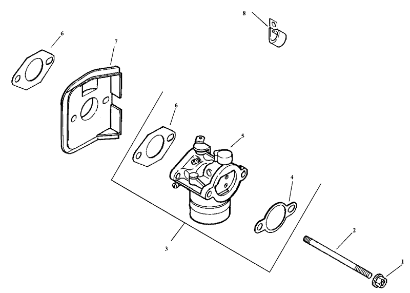 Fuel System Assembly Kohler Model CV15T 41604