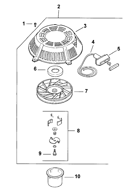 Starter Assembly Kohler Model CV15T 41604