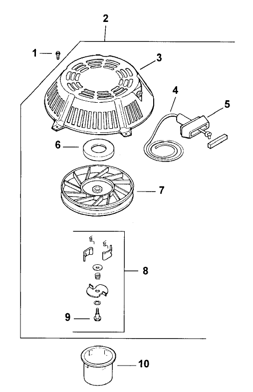 Starter Assembly Kohler CV15T 41604