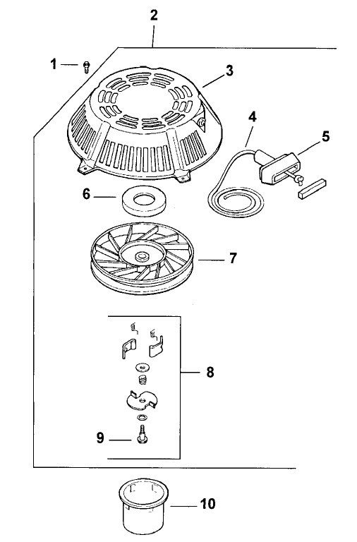 Starter Assembly Kohler Model CV15T 41604