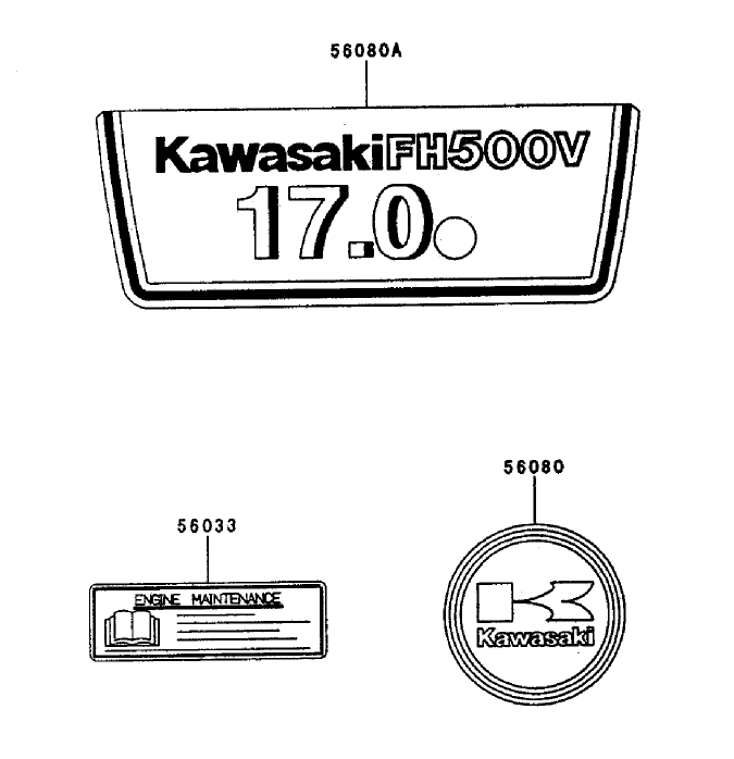 Decals Kawasaki FH500V AS29