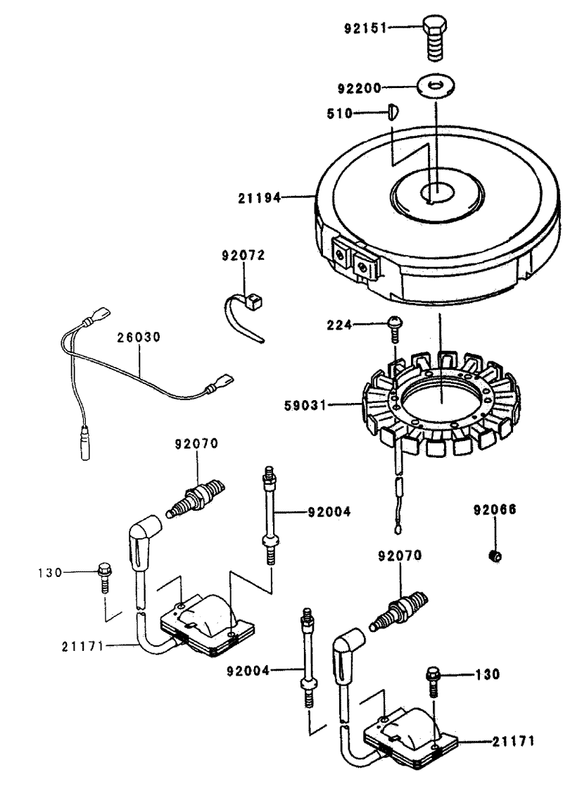Electrical Equipment Assembly Continued Kawasaki FH500V AS29