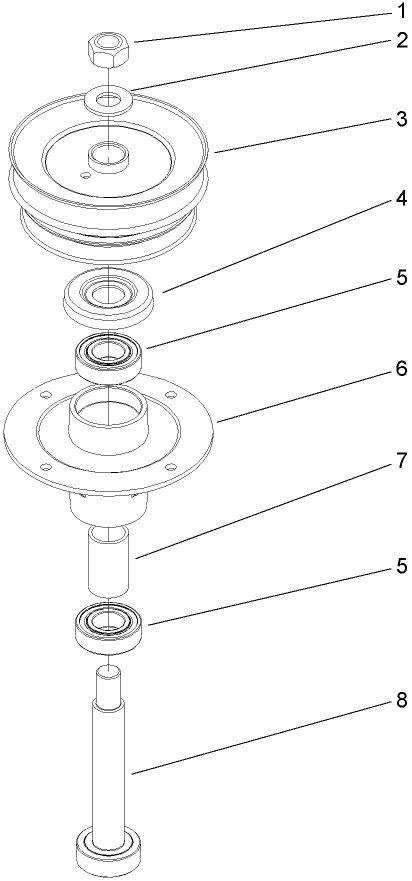 Spindle Assembly No 106 0784