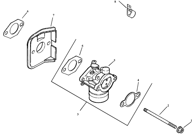 Fuel System Assembly Kohler Model Cv15t 41604
