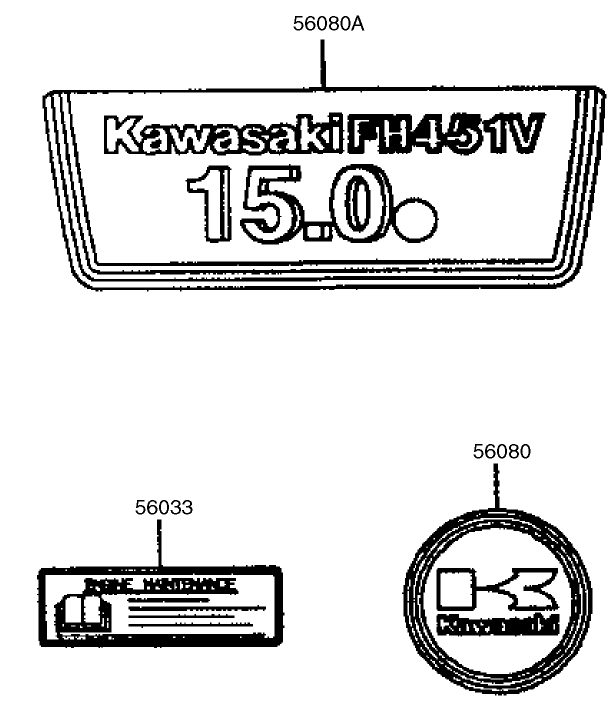 Decal Kawasaki Fh451v As08