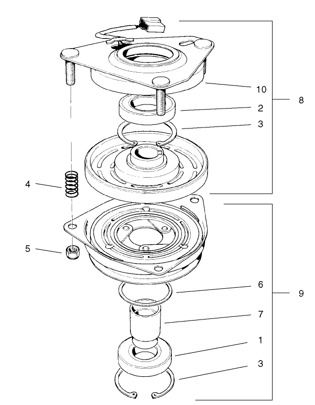 Clutch Assembly No 54 3200