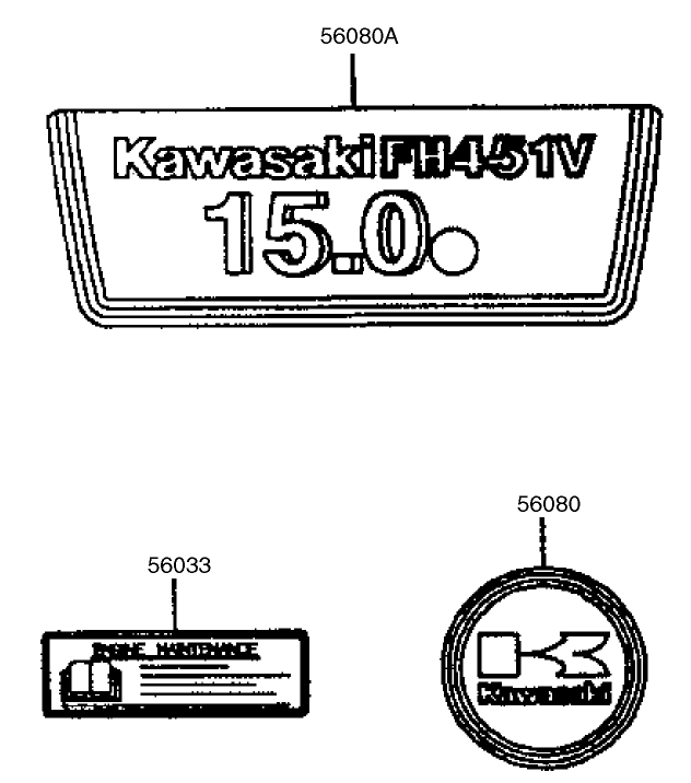 Decal Kawasaki Fh451v As08