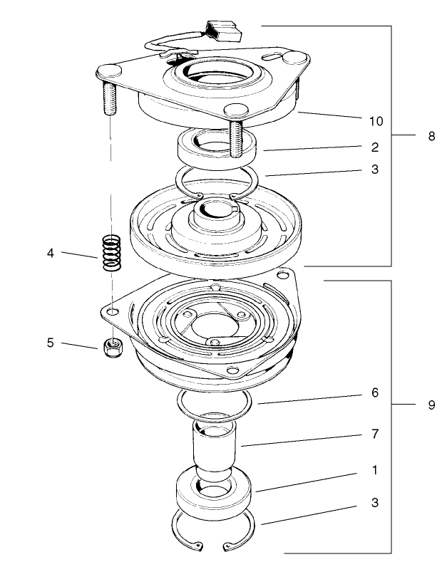 Clutch Assembly No 54 3200