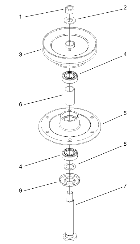 Spindle Housing Assembly No 104 6315