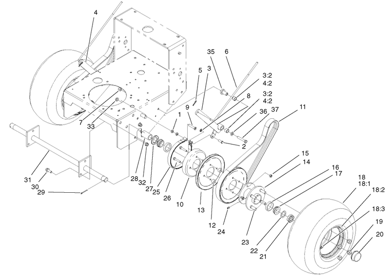 Wheel Drive And Brake System Assembly