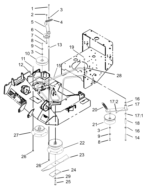 Spindle Pulley And Belt Assembly
