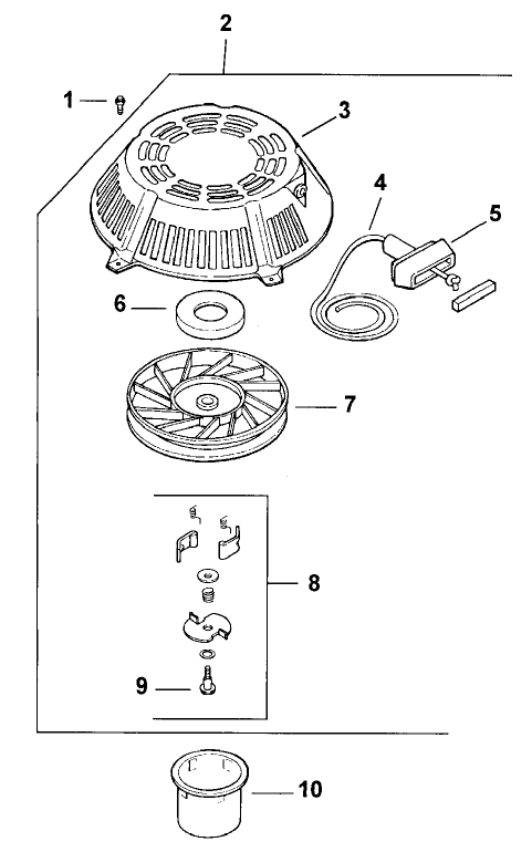 Starter Assembly Kohler Model Cv15t 41604