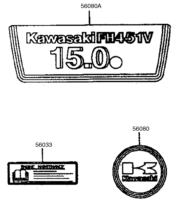 Decal Kawasaki Fh451v As08