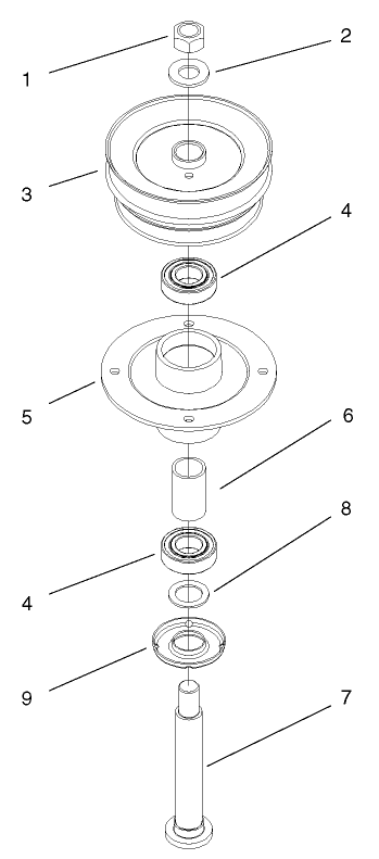 Spindle Housing Assembly No 104 6314