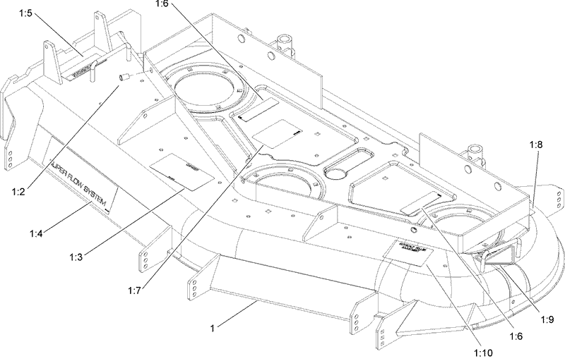 Deck Decal Assembly 106 0619