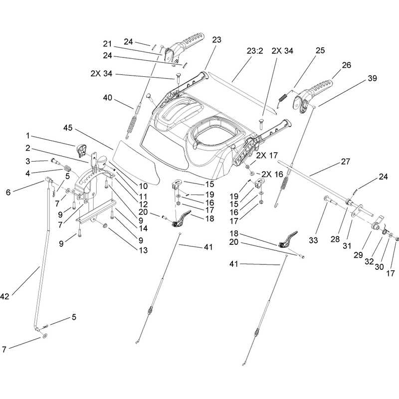 Handle and Control Assembly