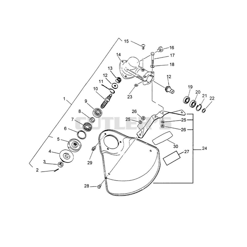 Gear Case, Shield