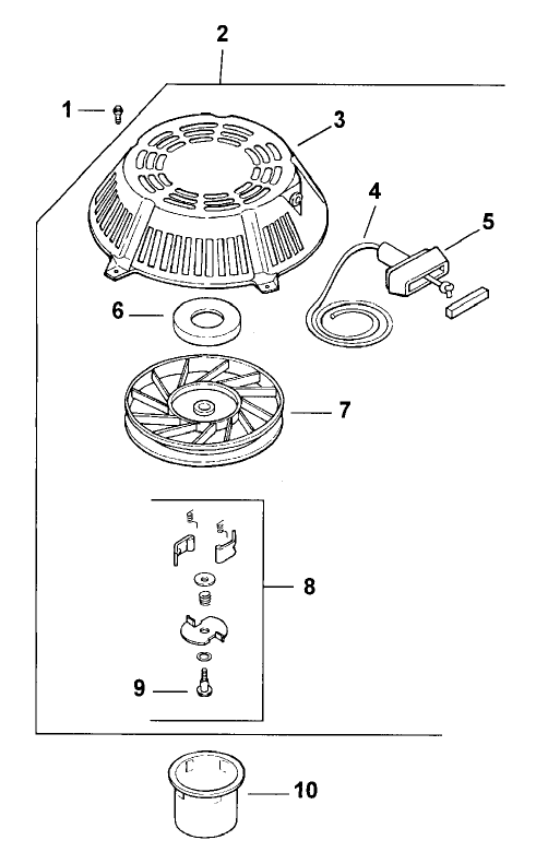 Starter Assembly Kohler Model CV15T 41604