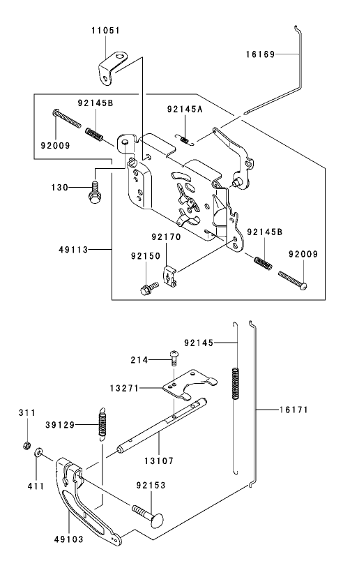Control Equipment Assembly Kawasaki FH451V AS11