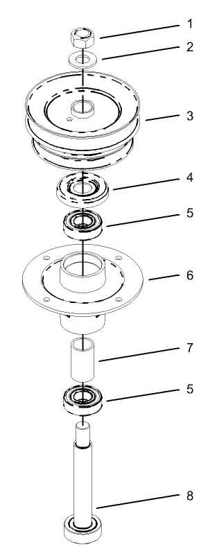 Spindle Assembly No 106 0784