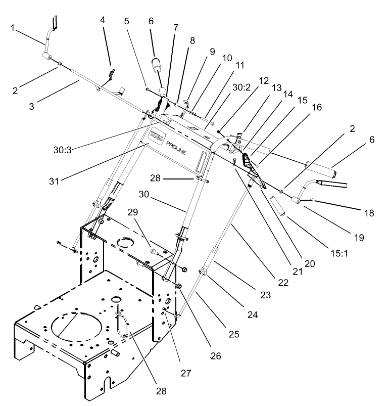 Upper Handle Assembly
