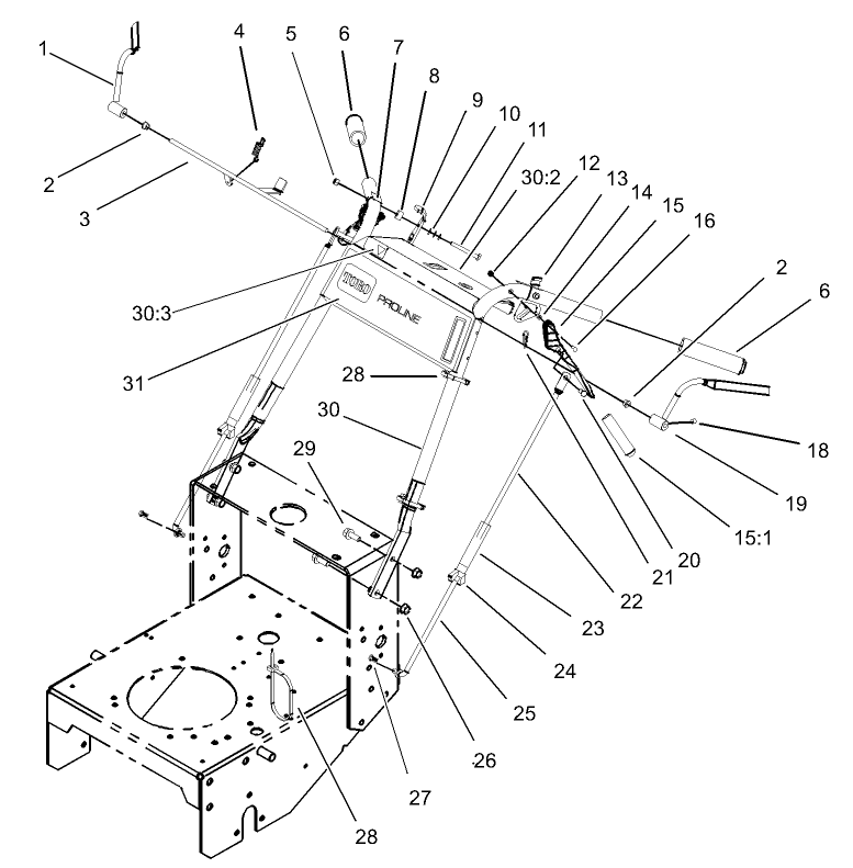 Upper Handle Assembly