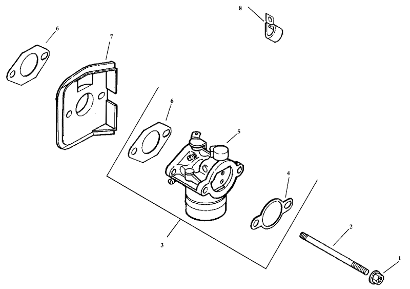 Fuel System Assembly Kohler Model CV15T 41604