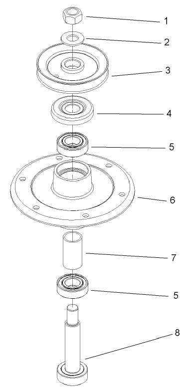 Outer Spindle Assembly 106 0787