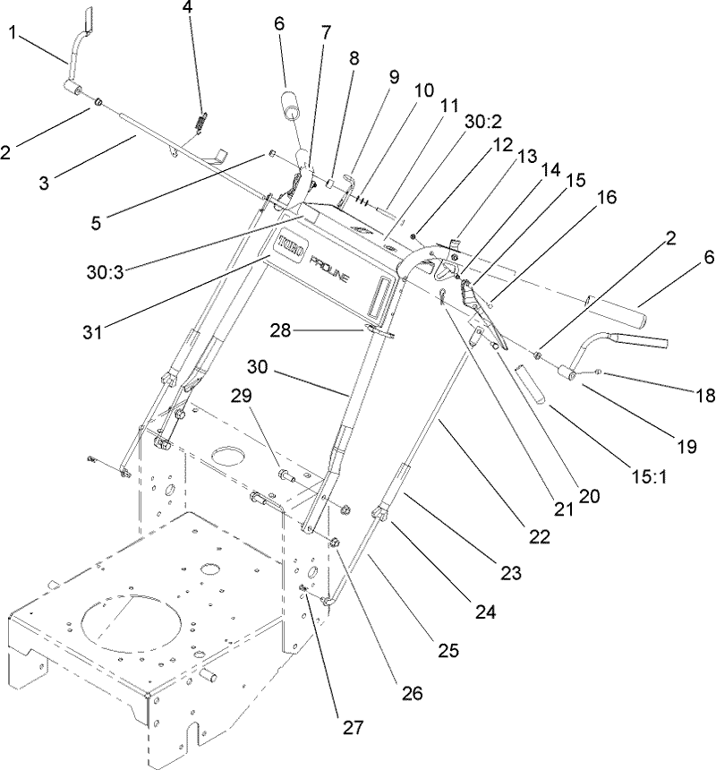 Upper Handle Assembly