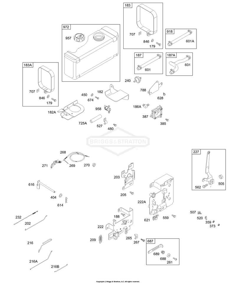 Fuel Tank, Hoses, Pump, Controls