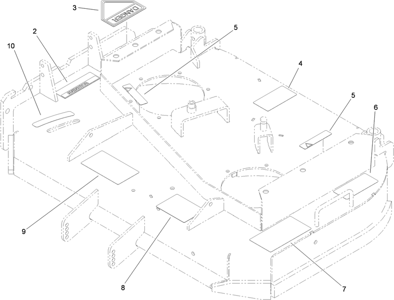 Deck Assembly No 112 7080