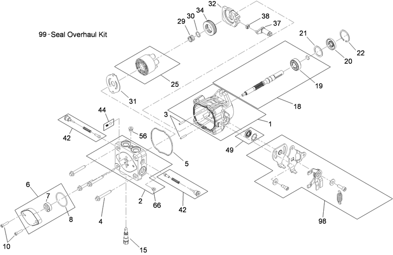 Hydraulic Pump Assembly No 115 4481