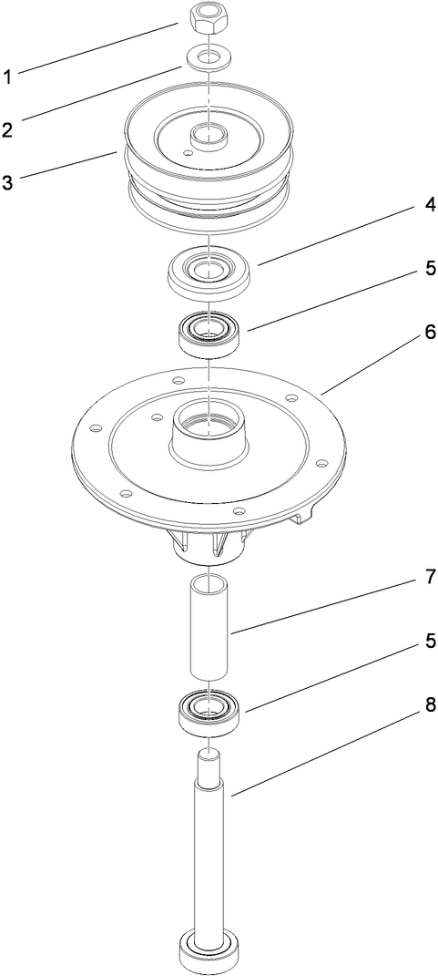 Spindle Assembly No 110 6927