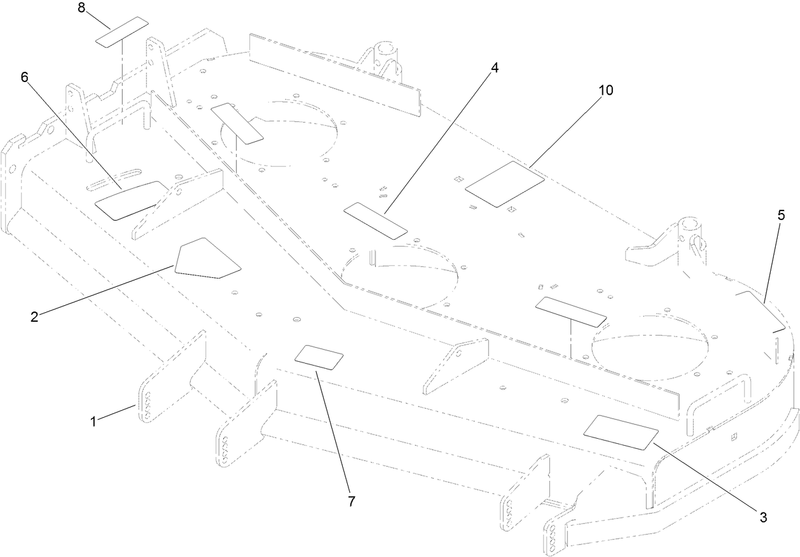 Deck Decal Assembly No 112 7082