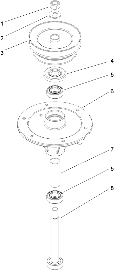 Spindle Assembly No 110 0729