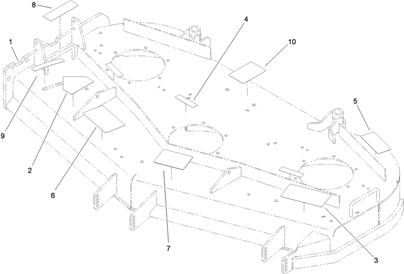 Deck Decal Assembly No 112 7083