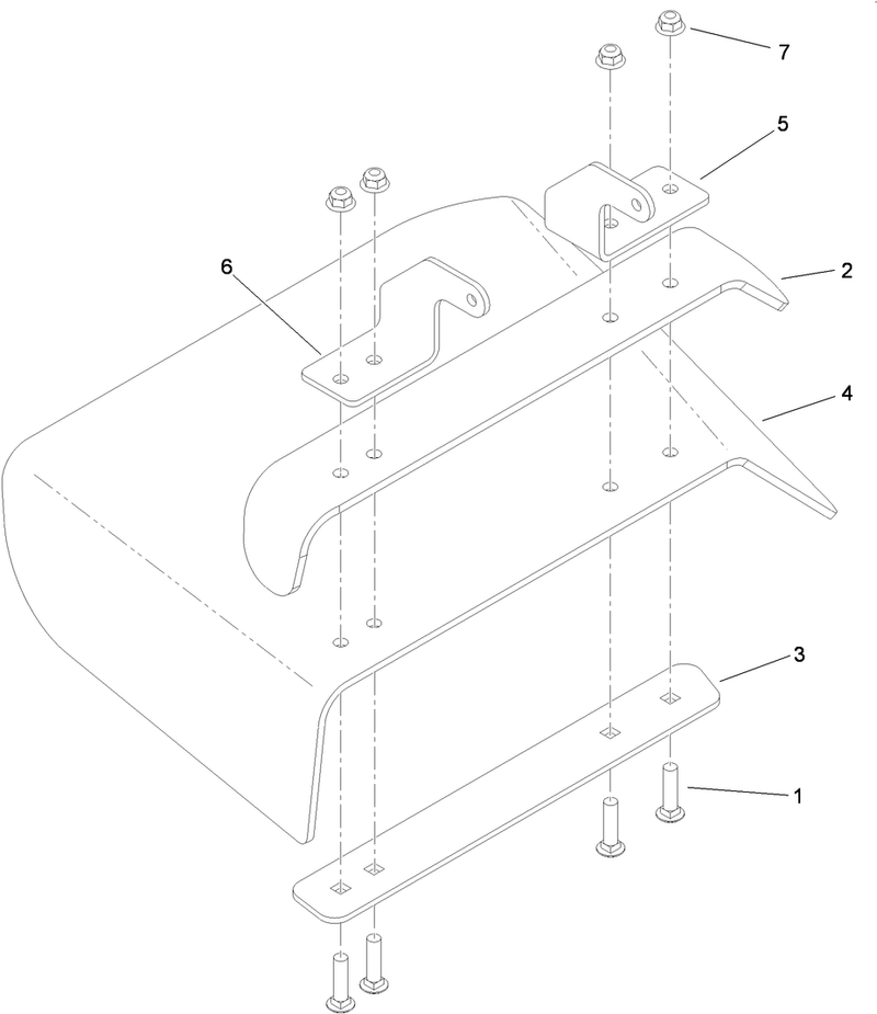 Deflector Assembly No 110 0758